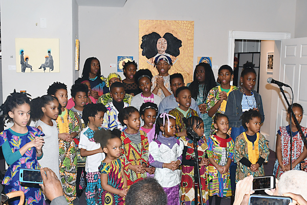 Young children learn the history of their ancestors.