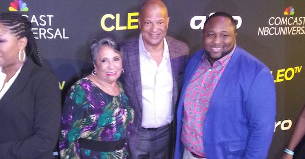 Urban One Founder Cathy Hughes (left) with Urban One President and CEO Alfred Liggins III (Center) and Cleo TV “New Soul Kitchen” Star Chef Jernard Wells (Courtesy of NNPA Newswire)