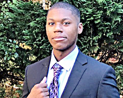 Jonathan Collins, a student at DuVal High School in Lanham, won "Debater of the Year." (Courtesy of PGCPS)