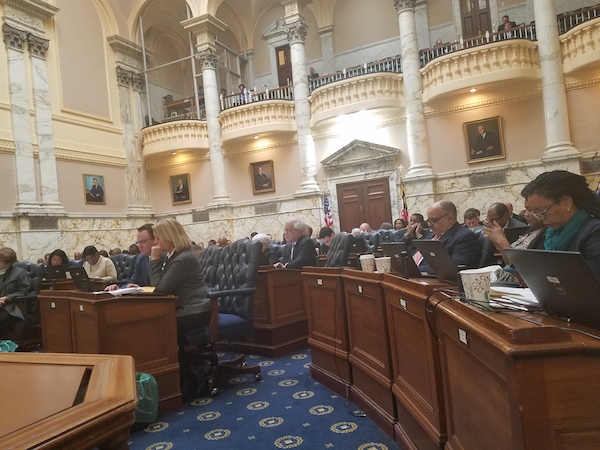 Lawmakers listen to testimony on aid-in-dying legislation in the Maryland House of Delegates on March 7. (William J. Ford/The Washington Informer)