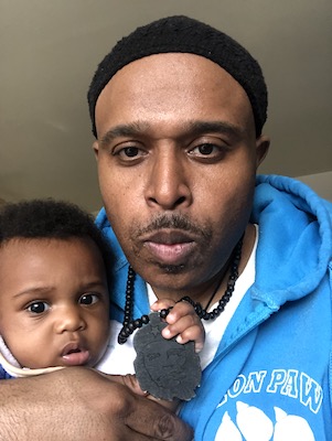 Obi Egbuna Jr. and his son, Mosiah (Courtesy photo)