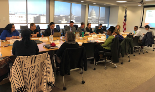 Members of the ESSA task force at their March meeting (Courtesy of SBOE)