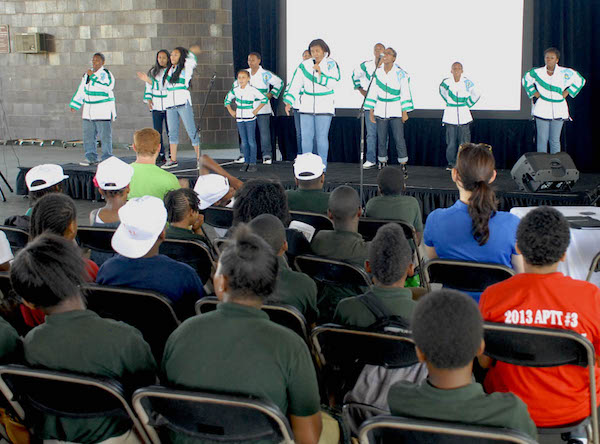 ENF Rangers perform, showcasing the importance of a healthy natural environment. (Courtesy photo)