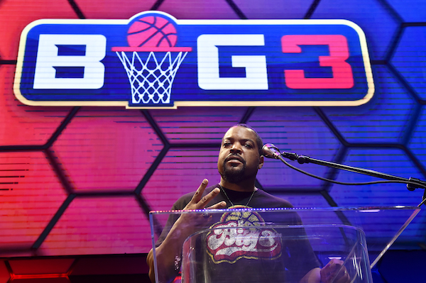 BIG3 co-founder Ice Cube poses ahead of the BIG3 Draft at the Luxor Hotel & Casino in Las Vegas on May 1, 2019. (David Becker/Getty Images)