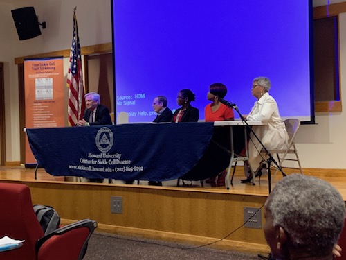 Panelists share their views during a discussion about sickle cell disease to promote greater awareness. (WI Photo)