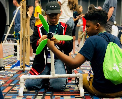 D.C. Public Charter Schools students participate in the National KidWind Challenge. (Courtesy of Digital Pioneers Academy PCS)
