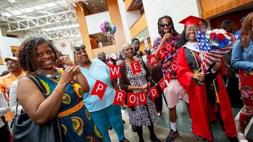 Students from more than 30 Prince George's County high schools received their diplomas this year. (Courtesy of PGCPS)