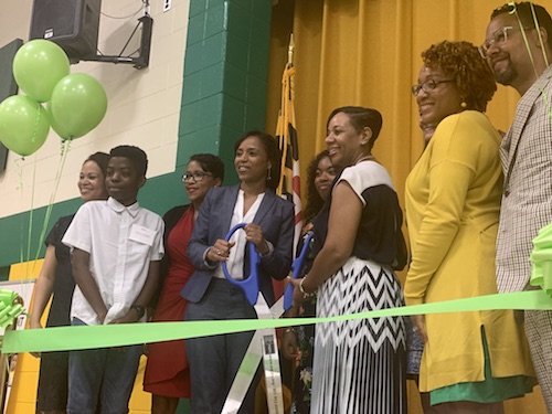 The Higher Achievement organization recently opened its first site in Prince George's County with the launch of an Achievement Center at Greenbelt Middle School. (Courtesy of PGCPS)