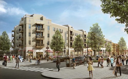 Artist rendering of the Skyland Town Center (Courtesy of Rappaport Company)