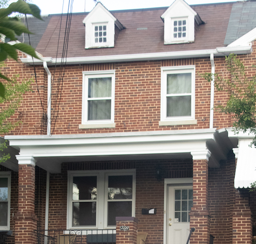 This house on 2nd Street NW in D.C. was being rented by Janeese Lewis George's family until it was sold under financial duress. (Shevry Lassiter/The Washington Informer)