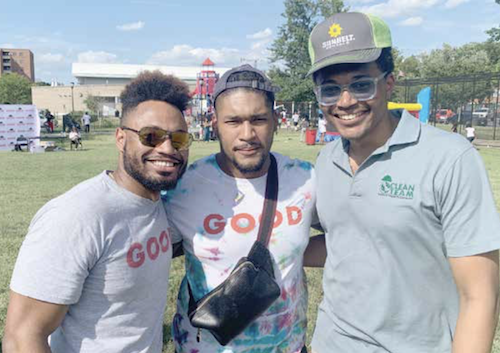 GOODProjects founders Darius Baxter, Troye Bullock and Danny Wright (Hamil R. Harris/The Washington Informer)