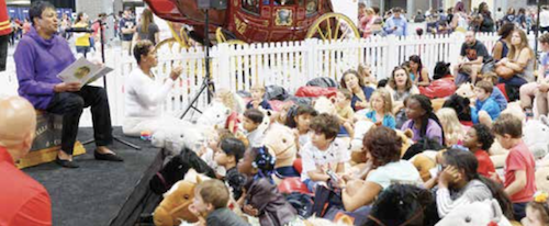 Children are among those who will benefit from a day of educational and interactive programming during the 19th annual Library of Congress National Book Festival. (Courtesy of National Book Festival)