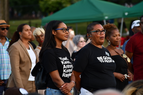 Faith community celebrates unity. (Anthony Tilghman/The Washington Informer)
