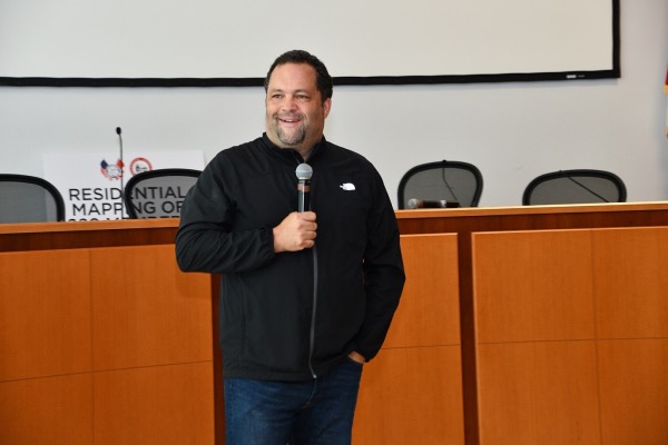 Former Maryland gubernatorial candidate Ben Jealous gives the keynote speech at a Progressive Maryland discussion on criminal justice reform at ATU Local 689 headquarters in Forestville on Sept. 7. (Anthony Tilghman/The Washington Informer)
