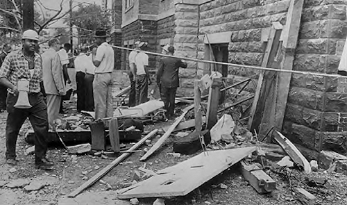 The 16th Street Baptist Church in Birmingham, Alabama, was bombed on Sept. 15, 1963, by four Ku Klux Klansmen. (Wikimedia Commons)