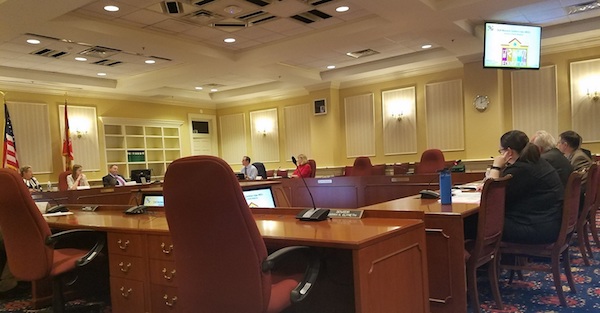 A work group chaired by the Maryland schools superintendent discusses a proposal for a pilot program to assess public school construction projects in Annapolis on Sept. 25. (William J. Ford/The Washington Informer)