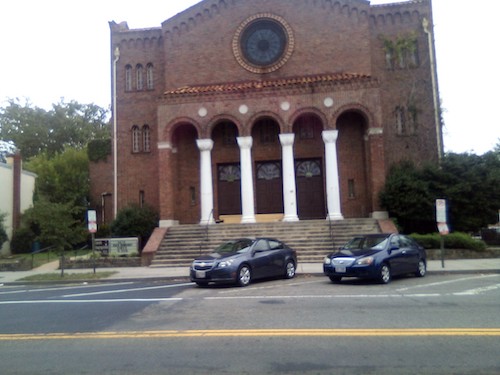 The historic Lincoln Temple UCC sits in a gentrifying area. (James Wright/The Washington Informer)