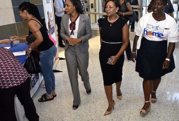 On the first day of classes on Tuesday, Sept. 3, PGCPS CEO Monica Goldson visited several schools to highlight priorities under "The Blueprint for PGCPS." (WI file photo)