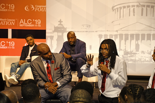 Generations combined for a town hall on the state of Black men and boys. (Anthony Tilghman/The Washington Informer)