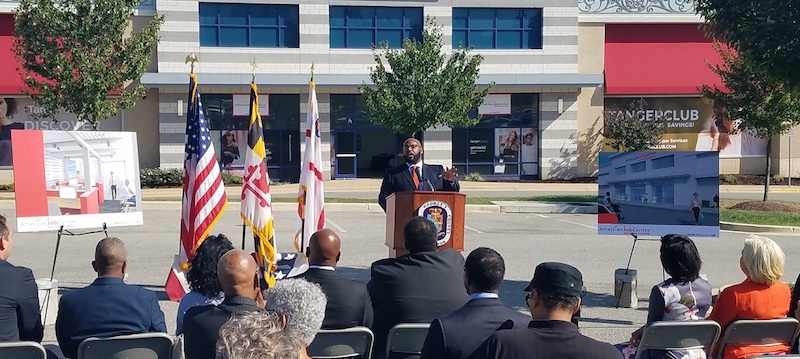 Walter Simmons, president and CEO of Employ Prince George's, announced Oct. 10 a new job center that will open in January at Tanger Outlets. (William J. Ford/The Washington Informer)