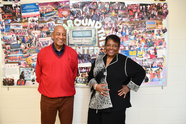 Board Chairman Michael Rogers and founder/CEO Cora Masters Barry (Anthony Tilghman/The Washington Informer)