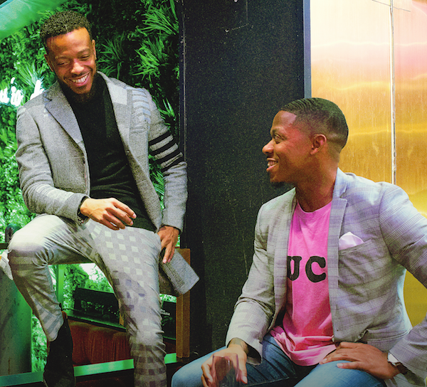 Wayne Johnson and Tony Perry, owners of W&T Marketing Group (Photo by Jordan Barnes)