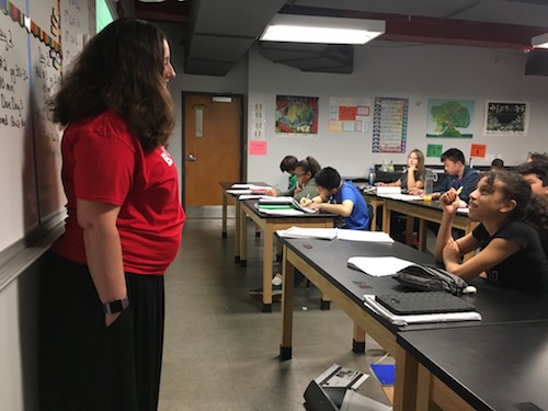 Le'Zarria Escobar shares that she and her mother are close with her teachers at BASIS DC PCS. (Courtesy of BASIS DC PCS)