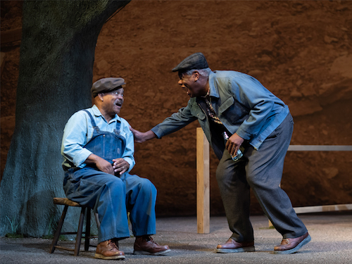 Doug Brown as Bono and Craig Wallace as Troy. (Courtesy photo/Scott Suchman, Ford's Theatre)