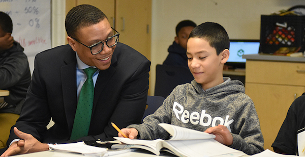 DCPS Chancellor Lewis Ferebee recently announced the launch of the Student Guide to Graduation, Career and College, which provides students with personalized information about their path to graduation. (Courtesy of the74million.org)