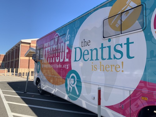 Beginning in January, students can access free dental and vision services at schools or in mobile units. (PGCPS photo)