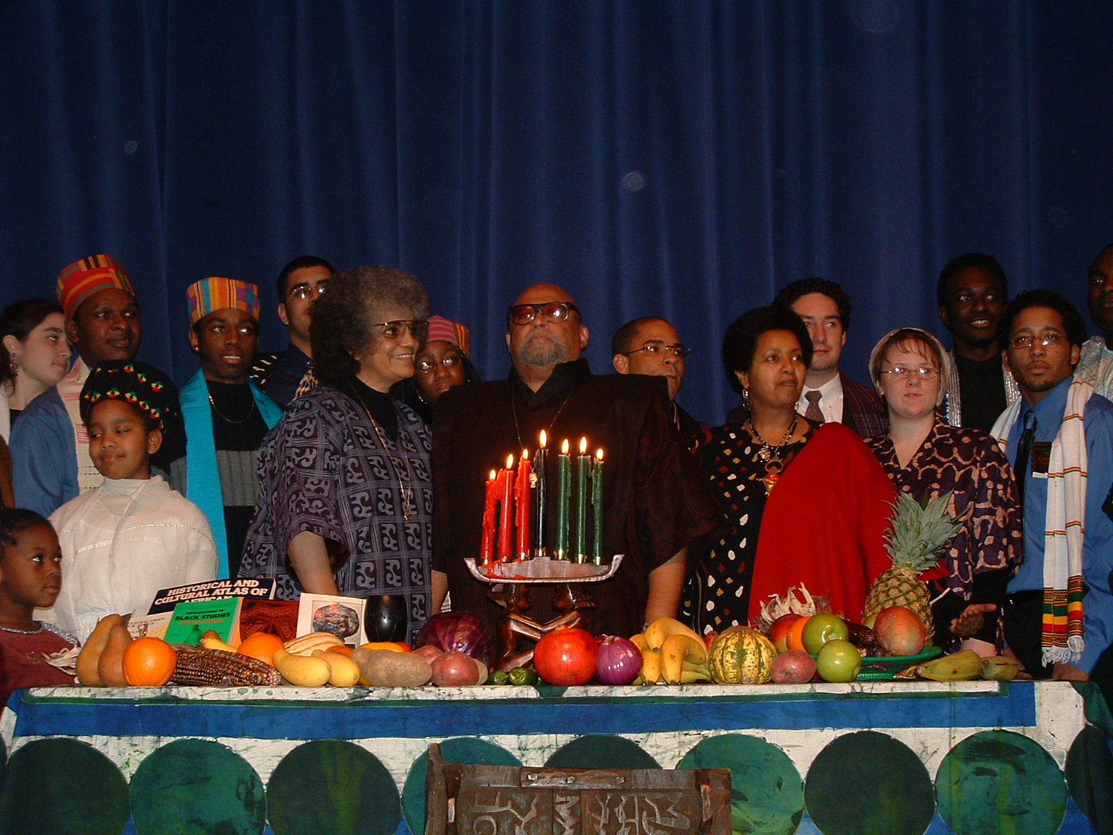 Dr. Maulana Karenga, the creator of the pan-African and African-American holiday Kwanzaa, during a celebration (Courtesy photo)