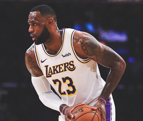 Courtesy of the Los Angeles Lakers via Twitter