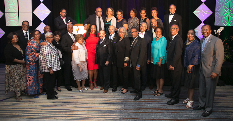 NNPA Chair and Houston Forward Times Publisher Karen Carter Richards (front row, in red dress) affirmed that the conference was a tremendous success. (Courtesy of NNPA Newswire)