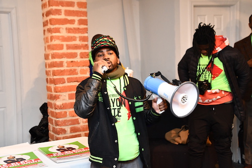 Ward 8 Council member Trayon White announced his reelection bid on Jan. 20 at Check It Enterprises. (Anthony Tilghman/The Washington Informer)