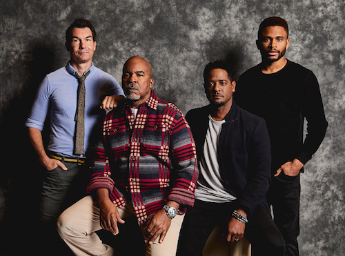 From left: Jerry O'Connell, David Alan Grier, Blair Underwood and Nnamdi Asomugha star in the Roundabout Theatre Company production of "A Soldier's Play." (Photo by Marc Franklin)
