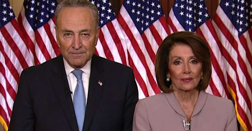 Senate Minority Leader Chuck Schumer and House Speaker Nancy Pelosi
