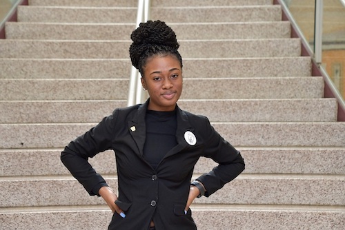 Helena Eshun of Central High School (Anthony Tilghman/The Washington Informer)