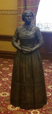 A life-size statue of Harriet Tubman inside the Maryland State House in Annapolis (William J. Ford/The Washington Informer)