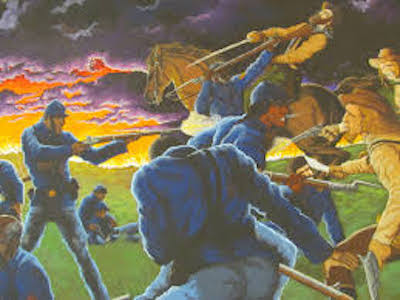 The Battle at Island Mound featured the first Black soldiers to fight in the Civil War. (Courtesy of Bates County Museum)