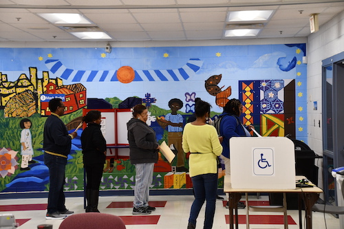 Virginians turned out in record numbers to cast their vote in the Democratic presidential primary election on March 3. (Anthony Tilghman/The Washington Informer)