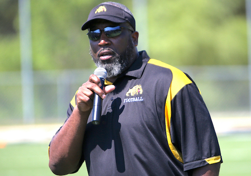 Bowie State University head coach Damon Wilson reloads his reigning championship football squad with talent from the DMV. (Daniel Kucin Jr./The Washington Informer)