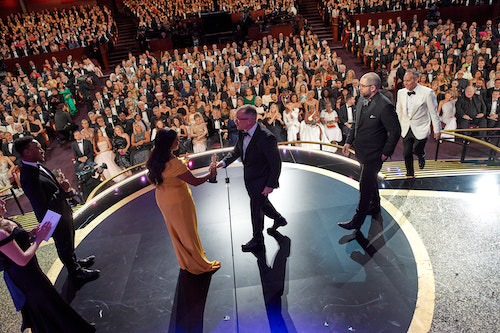 And the winner is... (Photo courtesy of Todd Wawrychuk / ©A.M.P.A.S.)