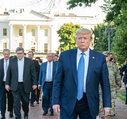 President Trump (Courtesy of the White House via Facebook)