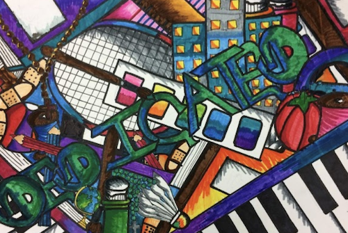 PGCPS' virtual art exhibit showcases student work created over the course of this school year. (PGCPS photo)