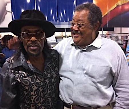 "The Godfather of Go-Go" Chuck Brown (left) and Kenny Barnes Sr., "The Father of Friday Night Go-Go"