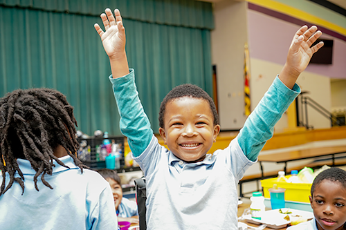 When school buildings reopen, strict preventative measures — including social distancing in the classroom and throughout buildings, face masks, hand-washing and more — will be in place. (PGCPS photo)