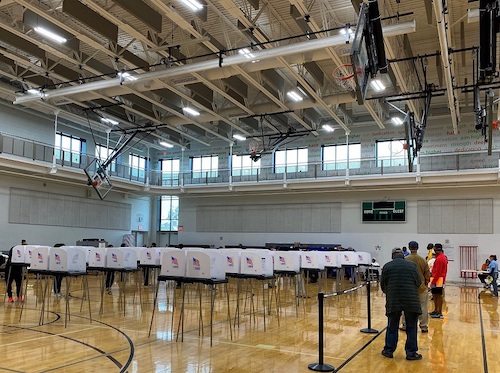 **FILE** Prince George's County residents wait in line to vote during the June 2 presidential primary. (Anthony Tilghman/The Washington Informer)