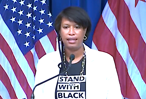 D.C. Mayor Muriel Bowser speaks during an Aug. 5 press conference on the city's response to the coronavirus pandemic.