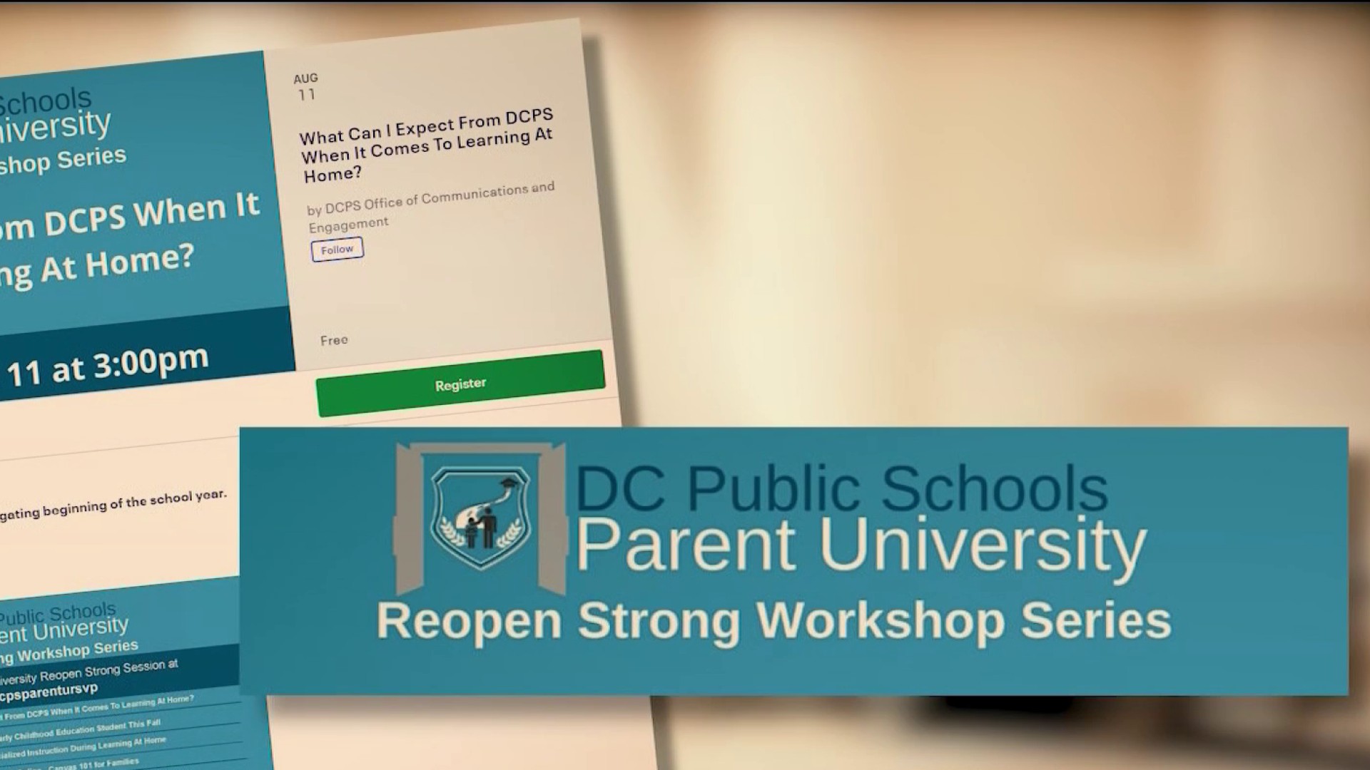 DCPS Parent University is a workshop series facilitated by the Office of Communications and Engagement. (DCPS photo)
