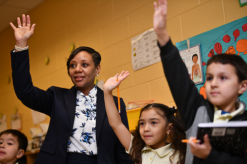 PGCPS CEO Monica Goldson has emphasized the importance of striking a balance between safety, academics and well-being amid the COVID-19 pandemic. (PGCPS photo)